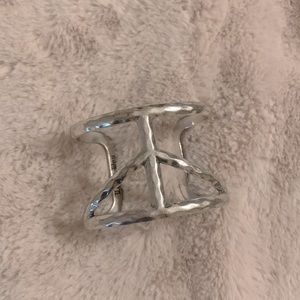 Lucky Brand Peace Sign Cuff Bracelet